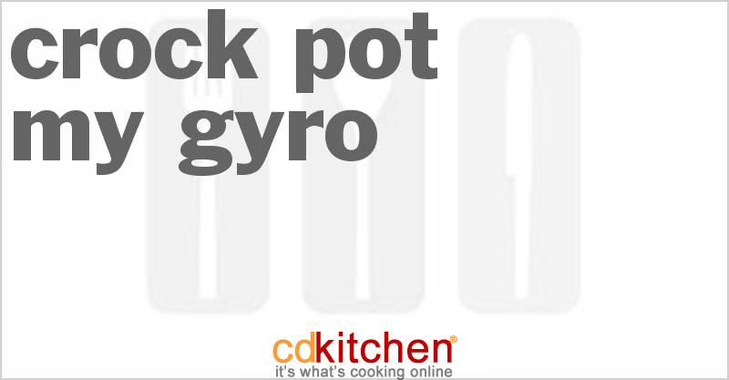 My Gyro - CDKitchen.com