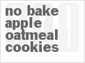 recipe for no bake apple oatmeal cookies