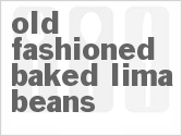 recipe for old-fashioned baked lima beans