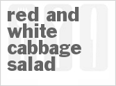 recipe for red and white cabbage salad
