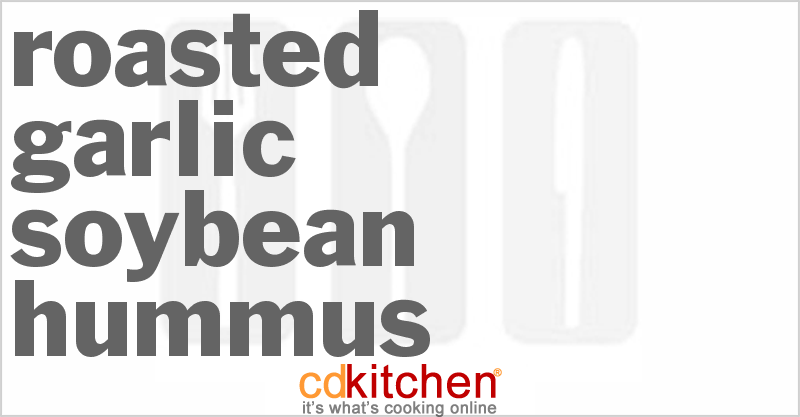 Roasted Garlic Soybean Hummus - CDKitchen.com
