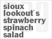 recipe for sioux lookout's strawberry spinach salad