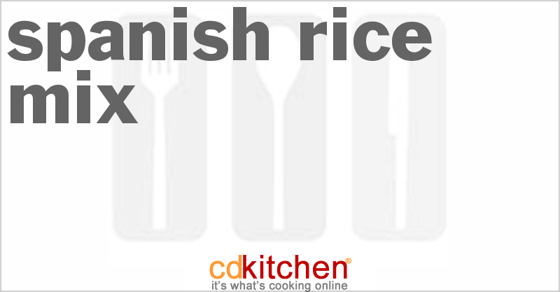 Spanish Rice Mix - CDKitchen.com