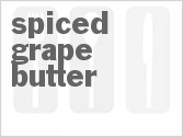 recipe for spiced grape butter