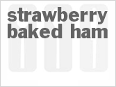 recipe for strawberry baked ham