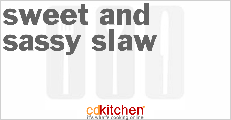 Sweet And Sassy Slaw - CDKitchen.com
