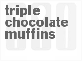 recipe for triple chocolate muffins