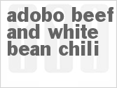 recipe for adobo beef and white bean chili