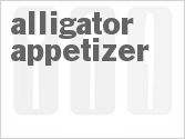recipe for alligator appetizer