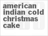 recipe for american indian cold christmas cake