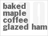 recipe for baked maple-coffee glazed ham