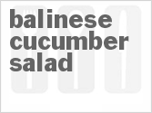 recipe for balinese cucumber salad
