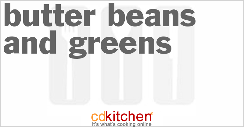 Butter Beans and Greens - CDKitchen.com