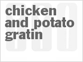 recipe for chicken and potato gratin