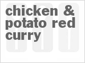 recipe for chicken & potato red curry