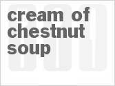 recipe for cream of chestnut soup