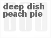 recipe for deep-dish peach pie