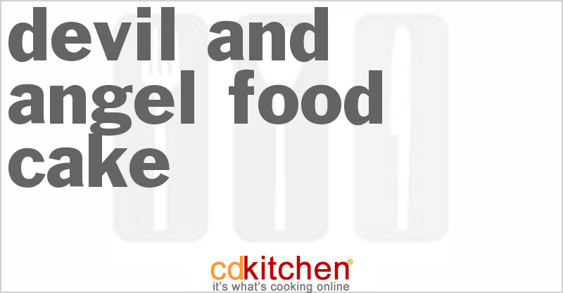 Devil and Angel Food Cake - CDKitchen.com