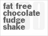 recipe for fat free chocolate fudge shake
