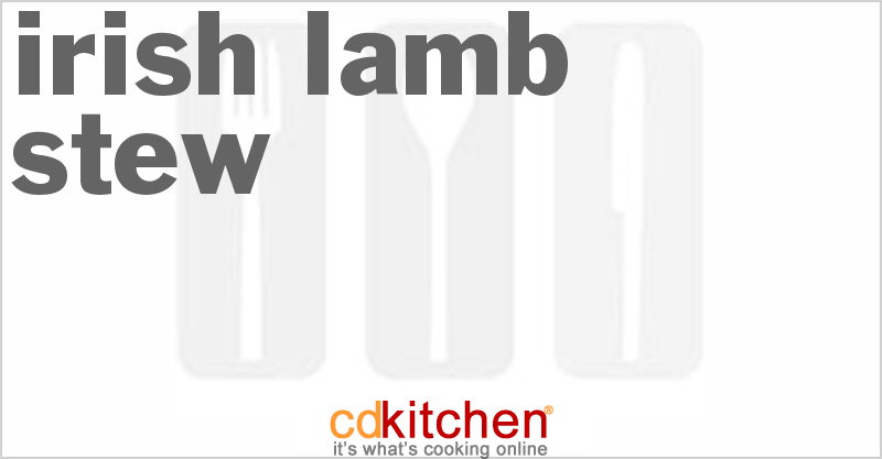 Irish Lamb Stew - CDKitchen.com