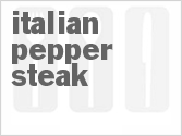 recipe for italian pepper steak