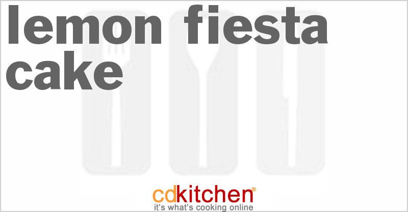 Lemon Fiesta Cake - CDKitchen.com