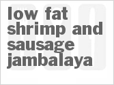recipe for low fat shrimp and sausage jambalaya