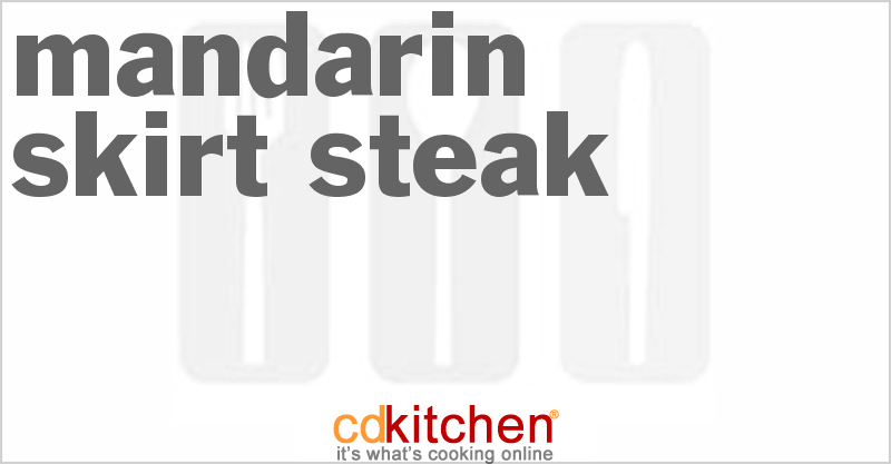 Mandarin Skirt Steak - CDKitchen.com