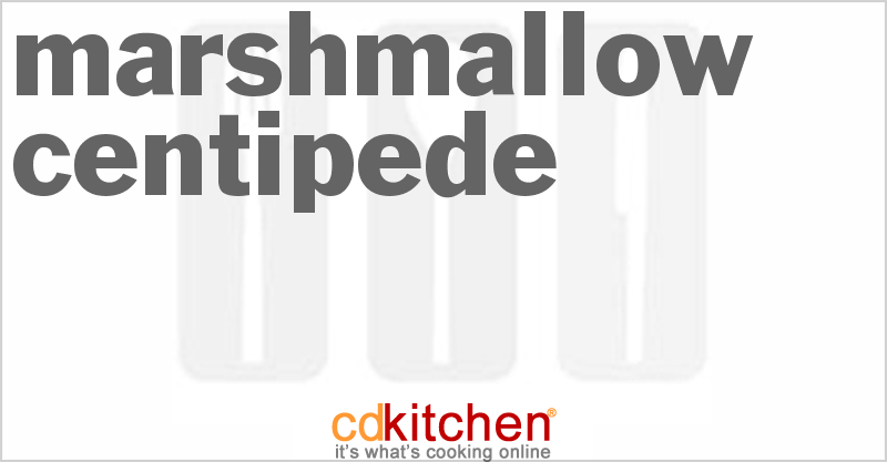 Marshmallow Centipede - CDKitchen.com