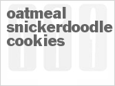 recipe for oatmeal snickerdoodle cookies