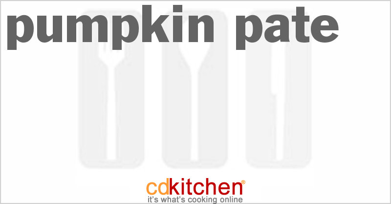 Pumpkin Pate - CDKitchen.com