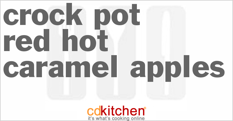 Red Hot Caramel Apples - CDKitchen.com