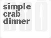 recipe for simple crab dinner