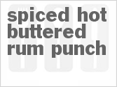 recipe for spiced hot buttered rum punch