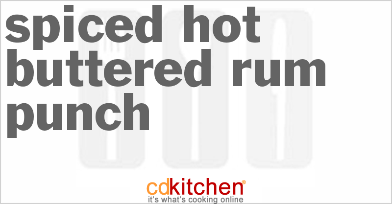 Spiced Hot Buttered Rum Punch - CDKitchen.com