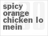 recipe for spicy orange chicken lo mein