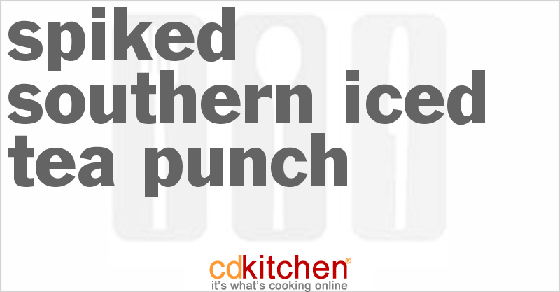Spiked Southern Iced Tea Punch - CDKitchen.com