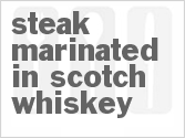 Steak Marinated in Scotch Whiskey image
