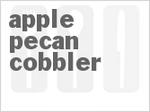 recipe for apple pecan cobbler