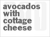 recipe for avocados with cottage cheese