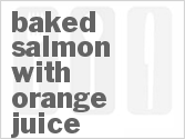 recipe for baked salmon with orange juice