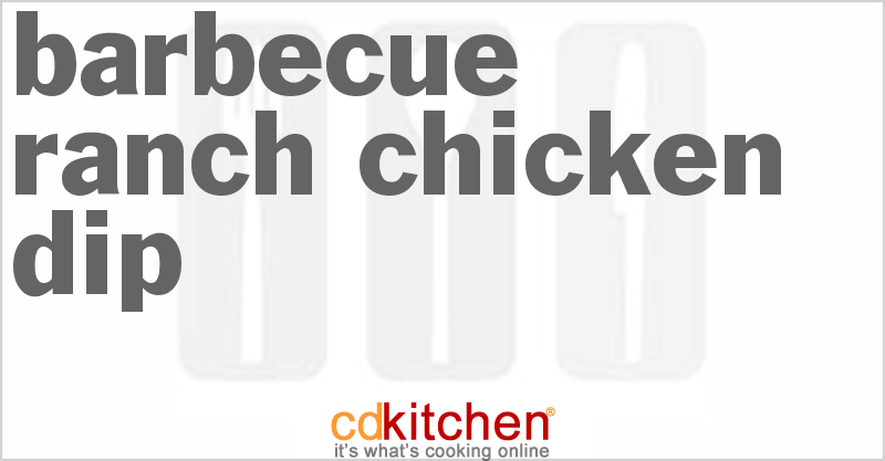 Barbecue Ranch Chicken Dip - CDKitchen.com