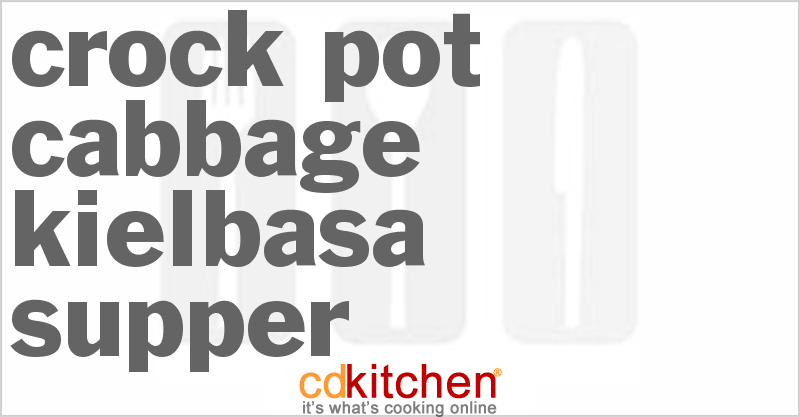 Cabbage Kielbasa Supper - CDKitchen.com