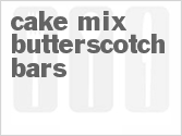 recipe for cake mix butterscotch bars