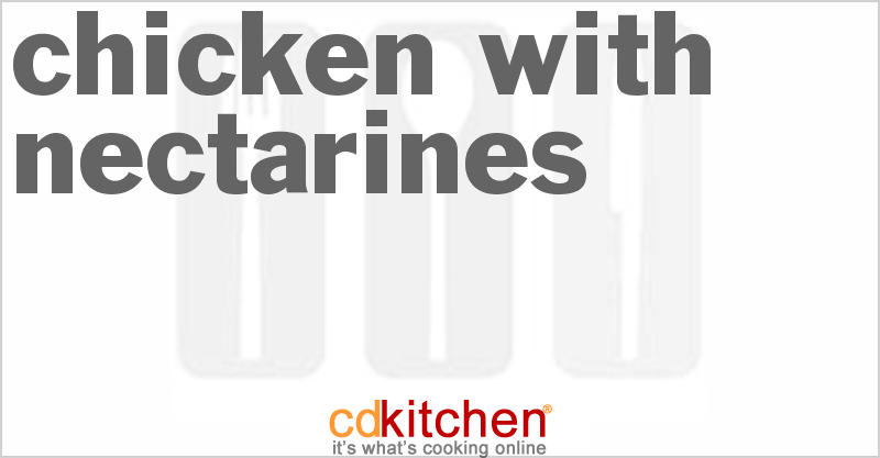 Chicken With Nectarines - CDKitchen.com