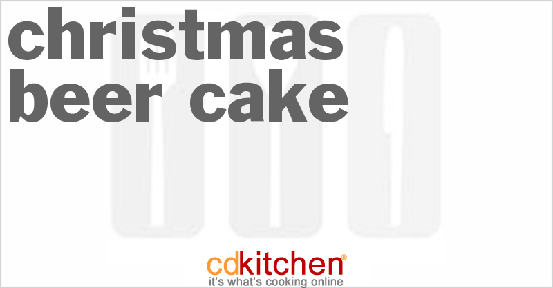 Christmas Beer Cake - CDKitchen.com