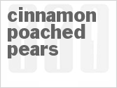 recipe for cinnamon poached pears