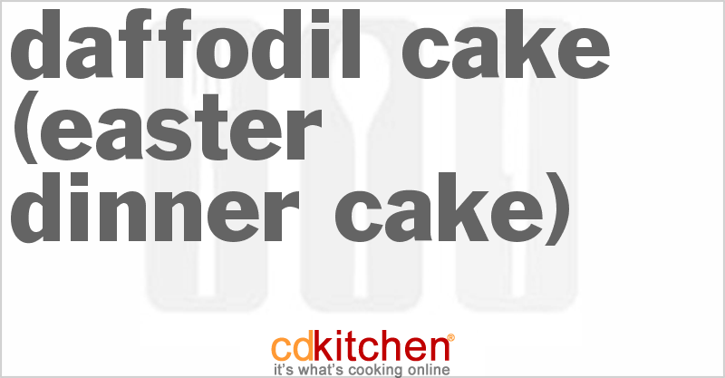 Daffodil Cake (Easter Dinner Cake) - CDKitchen.com