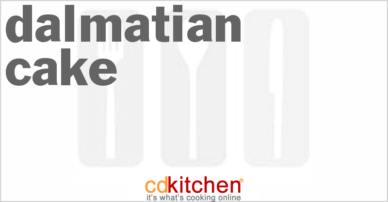 Dalmatian Cake - CDKitchen.com