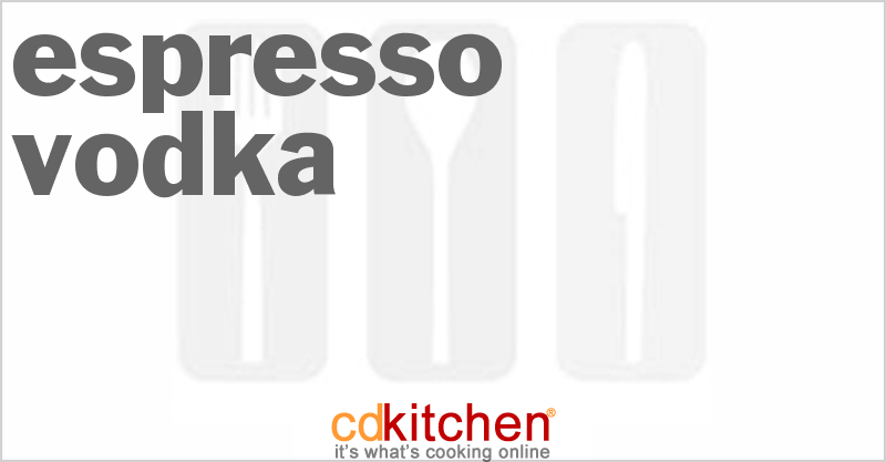 Espresso Vodka - CDKitchen.com
